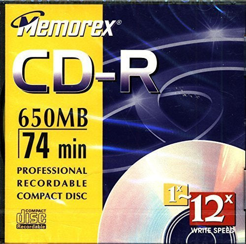 Memorex 650mb/74-minute 24x Cd-r Media Memorex 650Mb/74-Minute 24X Cd-R Media
