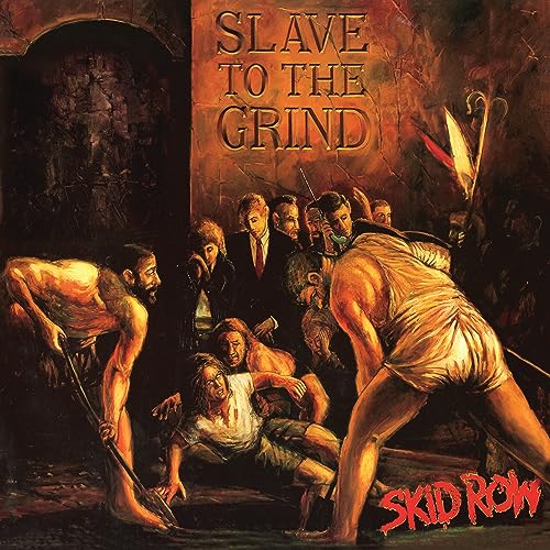 Skid Row Slave To The Grind (Orange & Black Marble)