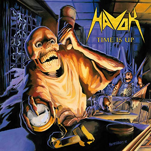 Havok Time Is Up [LP] [Black/Blue w/ White & Yellow Swirl]