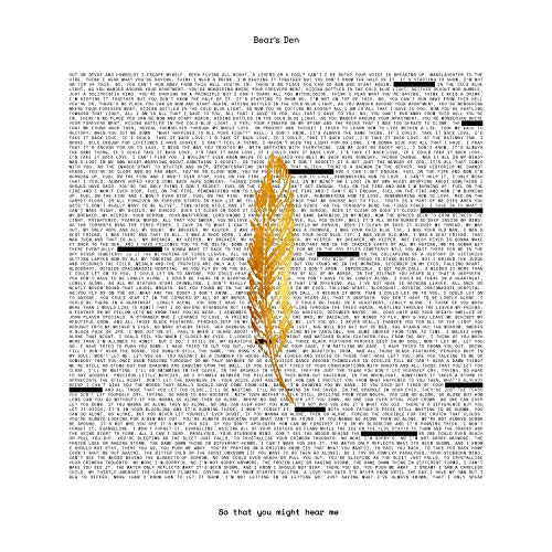 Bear's Den So that you might hear me [LP]