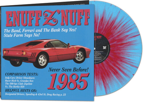 Enuff Z'nuff 1985 (Blue & Red Starburst) (Colored Vinyl, Blue, Red, Reissue) Blue