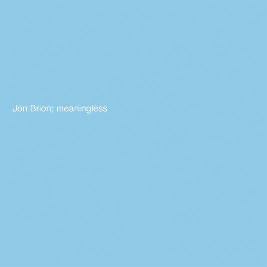 Jon Brion Meaningless (Indie Exclusive Baby Blue Vinyl)