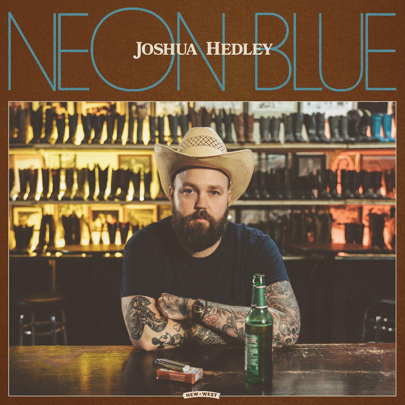 Joshua Hedley Neon Blue (Indie Exclusive Coke Bottle Clear Vinyl)