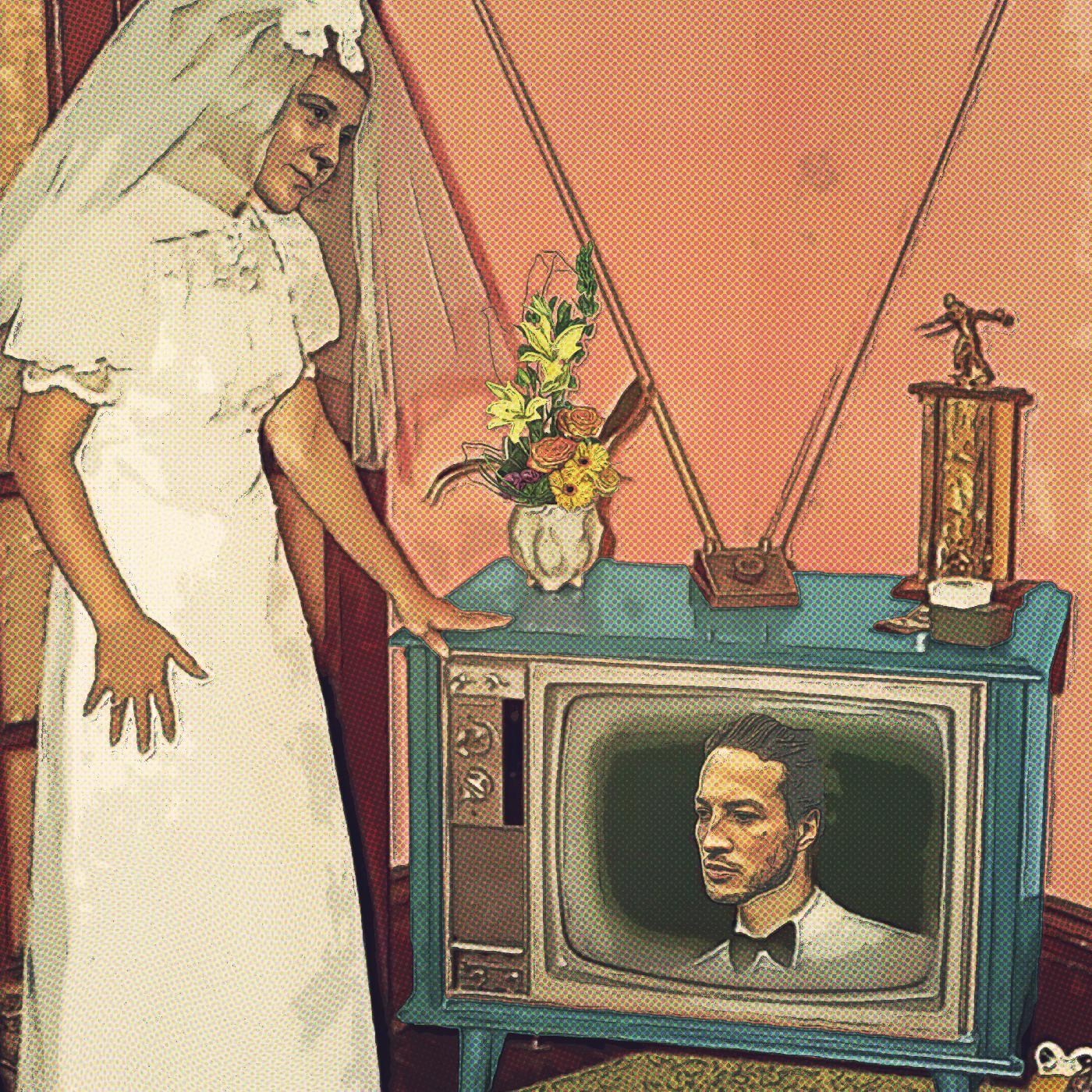 Kacy & Clayton and Marlon Williams Plastic Bouquet (Indie Exclusive Marbled Sea Glass With Pink Vinyl)