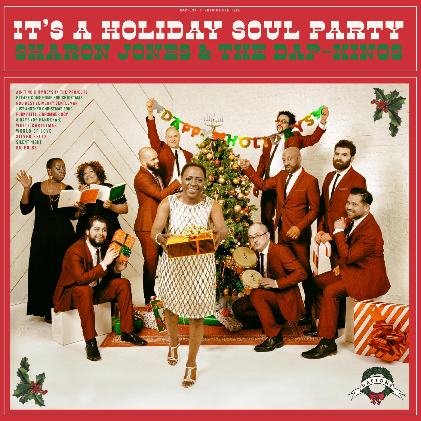 Sharon & The Dap-Kings Jones It's A Holiday Soul Party (CANDY CANE COLOR VINYL)
